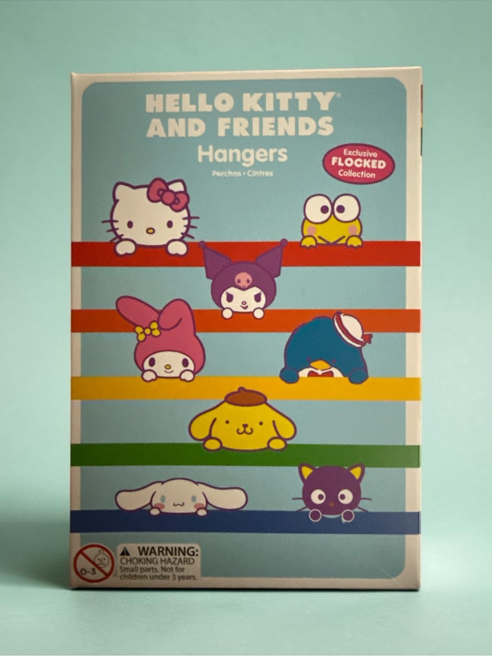HELLO KITTY AND FRIENDS BLIND BOX BAG CLIPS EXCLUSIVE FLOCKED EDITION